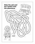 A Trip to the Pharmacy Coloring Book -  