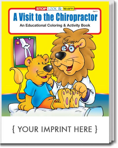 Main Product Image for A Visit To The Chiropractor Coloring And Activity Book USA Made
