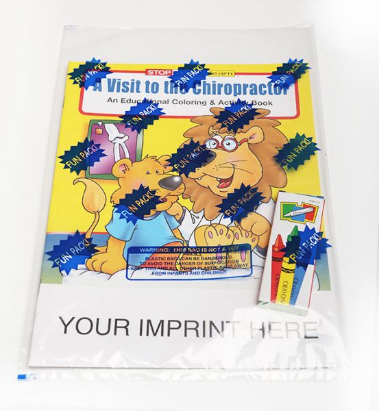 Main Product Image for A Visit To The Chiropractor Coloring Book Fun Pack USA Made