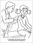 A Visit to the Chiropractor Coloring Book -  