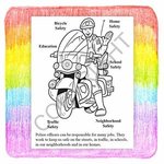 A Visit to the Police Station Coloring Book Fun Pack -  