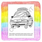 A Visit to the Police Station Coloring Book Fun Pack -  