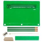 Academic School Kit - Blank Contents - Translucent Green