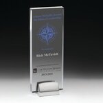 Buy Acrylic Award With Chrome Metal Base - Silkscreen