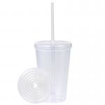 Acrylic Tumbler 16 oz. Double Wall Cool - Clear