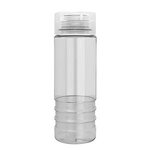 Admiral - 24 oz. Tritan Transparent Bottle with Clear lid - Clear