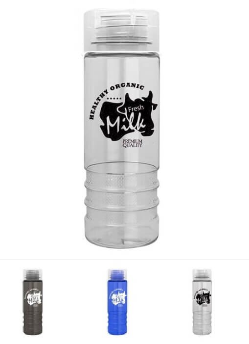 Main Product Image for Admiral - 24 oz. Tritan Transparent Bottle with Clear lid