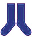 Adult Athletic Crew Socks - Blue