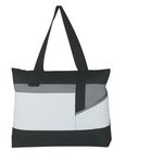 Advantage Tote Bag - White with Black