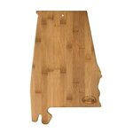 Alabama State Shaped Bamboo Serving and Cutting Board -  