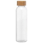 Alpine - 17 oz. Glass Bottle with Bamboo Lid