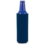 Aluminum Bottle Coolie - Navy Blue Pms 533