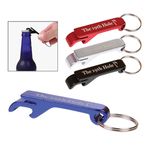 Aluminum Bottle Opener Key Tag -  