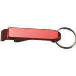 Aluminum Bottle Opener - Metallic Red