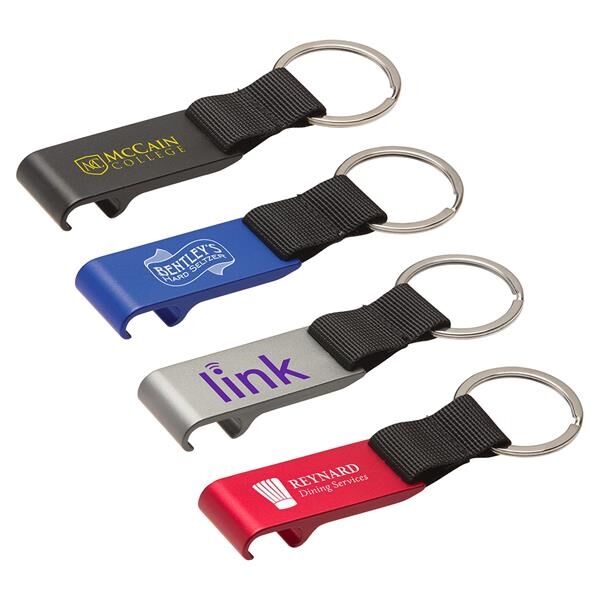 Main Product Image for Marketing Aluminum Bottle Opener With Key Ring