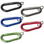 Buy Marketing Aluminum Carabiner With Key Ring