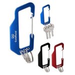 Buy Aluminum Carabiner With Triple Split Ring