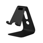 Aluminum Cell Phone Media Stand - Medium Black