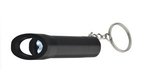 Aluminum LED Flashlight With Bottle Opener - Metallic Black