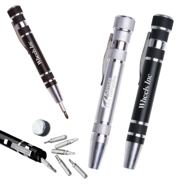 Main Product Image for Imprinted Aluminum Pen-Style Tool Kit