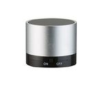 Aluminum Round Bluetooth Speaker - Silver