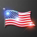 American flag flashing pins -  