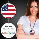 Buy American Flag Plastic Medallions - 2 1/2"