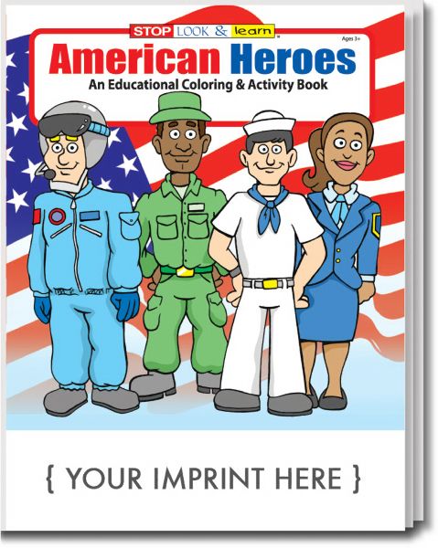 Main Product Image for American Heroes Coloring And Activity Book