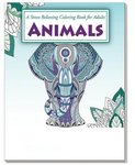 Animals Stress Relieving Coloring Book for Adults - Multi Color
