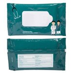 Antibacterial Pouch Wipes - Doctor and Nurse - Teal