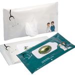 Antibacterial Pouch Wipes - Doctor and Nurse - White
