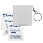 Antiseptic Wipes In Carrying Case Keychain -  