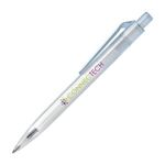 Aqua Click - RPET Recycled Plastic Pen - ColorJet - Light Blue