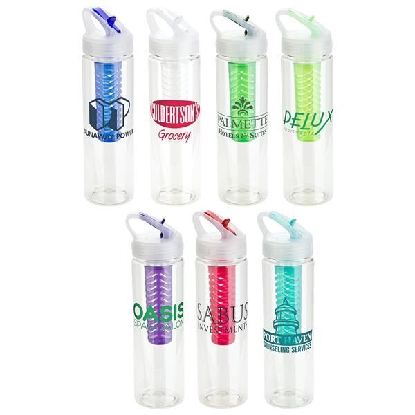 Main Product Image for Marketing Arena 25 Oz Pet Eco-Polyclear Infuser Bottle With Flip