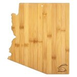 Arizona State Shaped Bamboo Serving and Cutting Board -  