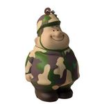 Army Bert™ Squeezies® Keychain - Multi Color