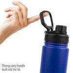 Ashford 24oz. Insulated Stainless Steel Bottle w/Spout Lid - Blue
