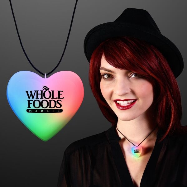 Main Product Image for Aurora Heart LED Fashion Necklace