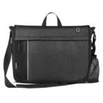 Austin Nylon Collection-Messenger Bag - Heather-dark-gray