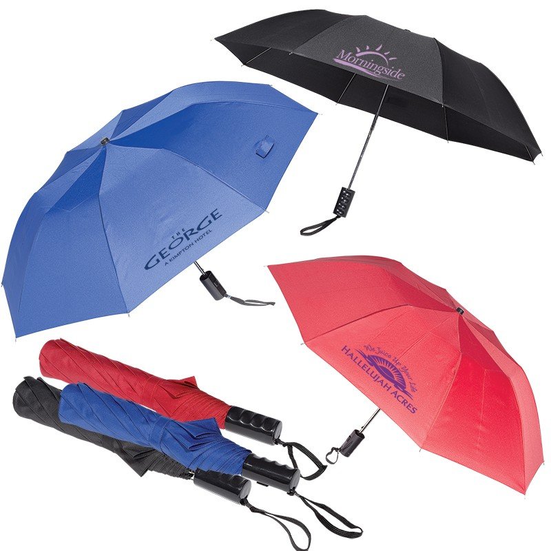 Main Product Image for Custom Umbrella Folding Auto Open - 42in