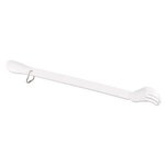 Backscratchers with Shoehorn and Chain - White