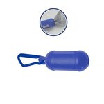 Bag Dispenser # 2 with Carabiner - Blue