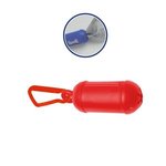 Bag Dispenser # 2 with Carabiner - Red