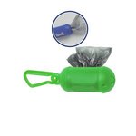 Bag Dispenser # 2 with Carabiner - Translucent Green