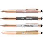 Buy Custom Printed Baltic Softy Rose Gold Pen w/ Stylus