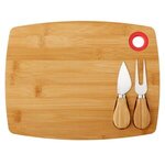 Bamboo Cheese Board Set