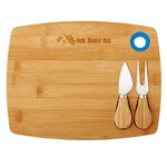 Bamboo Cheese Board Set