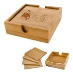 Bamboo Coaster Set -  