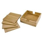 Bamboo Coaster Set -  