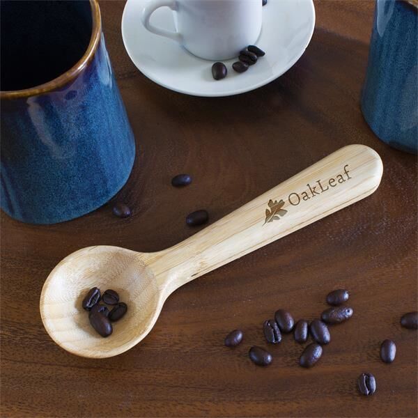 Main Product Image for Bamboo Coffee Scoop With Built In Bag Clip